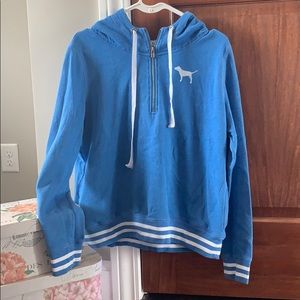 Quarter zip up hoodie